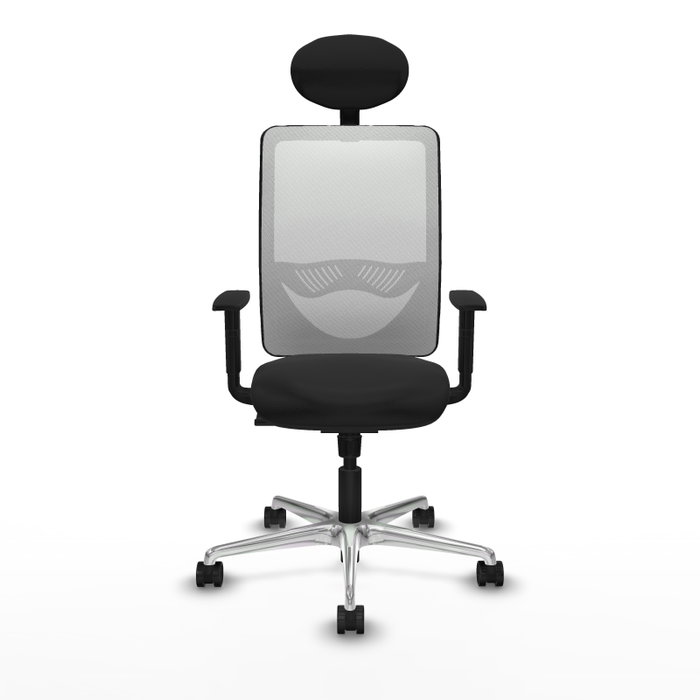 PIQUERAS Y CRESPO Silla de oficina Zulema con mecanismo Sincro, Negro y Blanco PIQUERAS Y CRESPO Silla de oficina Zulema con mecanismo Sincro, Negro y Blanco