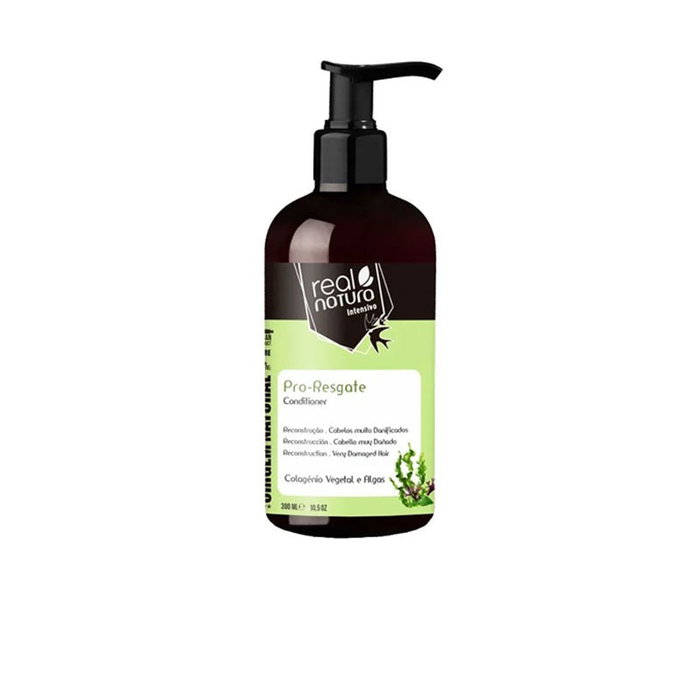 Real Natura Cond. Sem Sal Pro-Resgate Acondicionador Reparador Cabello Dañado 300ml Real Natura Cond. Sem Sal Pro-Resgate Acondicionador Reparador Cabello Dañado 300ml