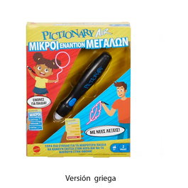 Mattel Games Pictionary Air Gyh81 Kids Vs Adults En Griego Juego de Mesa para Niños y Adultos
