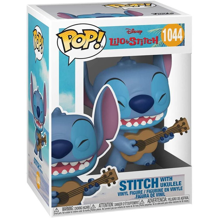 Funko POP Disney Lilo and Stitch - Stitch with Ukelele Figura Vinilo 9cm