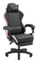 Mars gaming MGCXBPIK Silla gamer negra y rosa reclinable