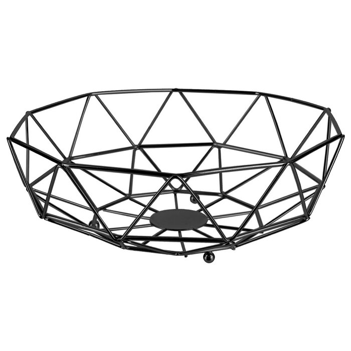 Home Deco Factory Cesta Alambre Forma Geométrica Deco Filaire d.28 cm; h.9,5 cm Home Deco Factory Cesta Alambre Forma Geométrica Deco Filaire d.28 cm; h.9,5 cm