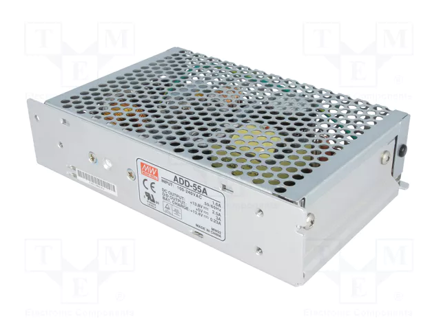MEAN WELL ADD-55A Alimentador Buffer de Módulo 52,58W 13,8VDC