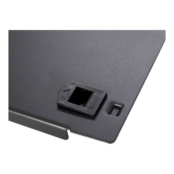 Inter-Tech Placa ciega de 19 pulgadas, negro, 2HE, geklippt Inter-Tech Placa ciega de 19 pulgadas, negro, 2HE, geklippt