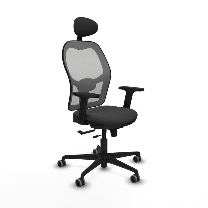 PIQUERAS Y CRESPO Silla de oficina Jorquera Gris con mecanismo Sincro/Traslack PIQUERAS Y CRESPO Silla de oficina Jorquera Gris con mecanismo Sincro/Traslack