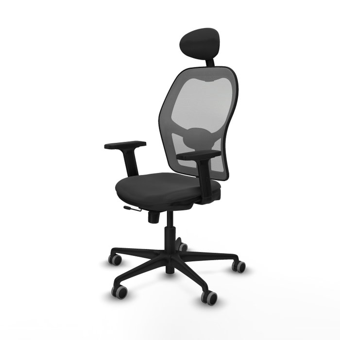PIQUERAS Y CRESPO Silla de oficina Jorquera Gris con mecanismo Sincro/Traslack PIQUERAS Y CRESPO Silla de oficina Jorquera Gris con mecanismo Sincro/Traslack