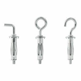 Rapid Taco de expansión metálico ø11 x 37, tornillo ø5, 12 uds
