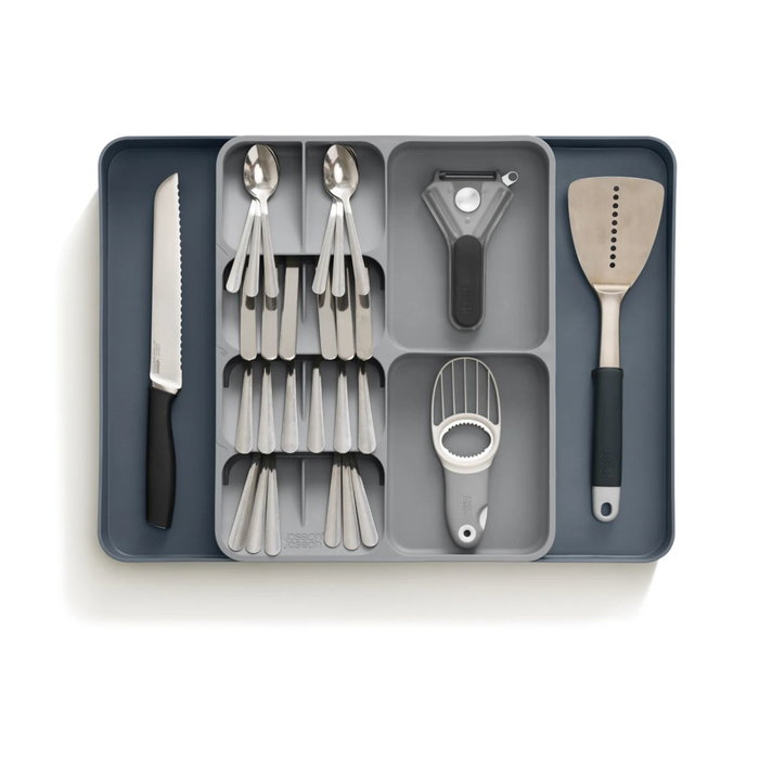 Joseph Joseph DrawerStore Organizador de Cubiertos y Utensilios Gris Expandible Joseph Joseph DrawerStore Organizador de Cubiertos y Utensilios Gris Expandible