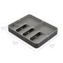 Joseph Joseph DrawerStore Organizador de Cubiertos y Utensilios Gris Expandible