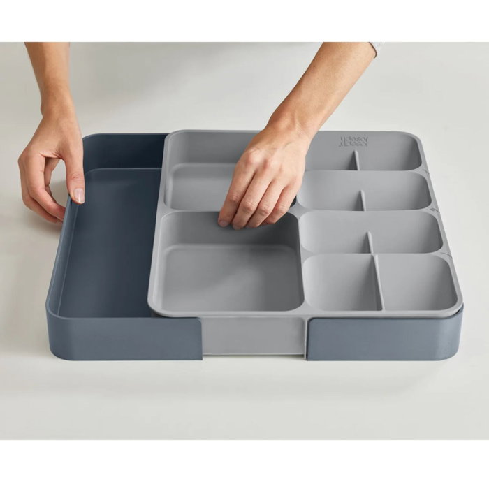 Joseph Joseph DrawerStore Organizador de Cubiertos y Utensilios Gris Expandible Joseph Joseph DrawerStore Organizador de Cubiertos y Utensilios Gris Expandible