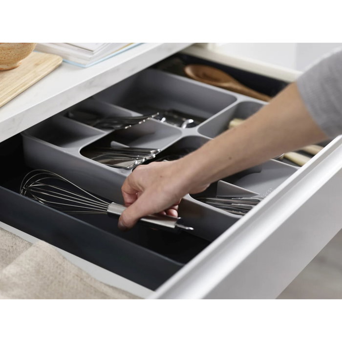 Joseph Joseph DrawerStore Organizador de Cubiertos y Utensilios Gris Expandible Joseph Joseph DrawerStore Organizador de Cubiertos y Utensilios Gris Expandible