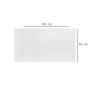 Mijölnir Downtown Toalla de Baño de Algodón 100% 550 gr/m² 30 x 50 cm Blanca para Hotel