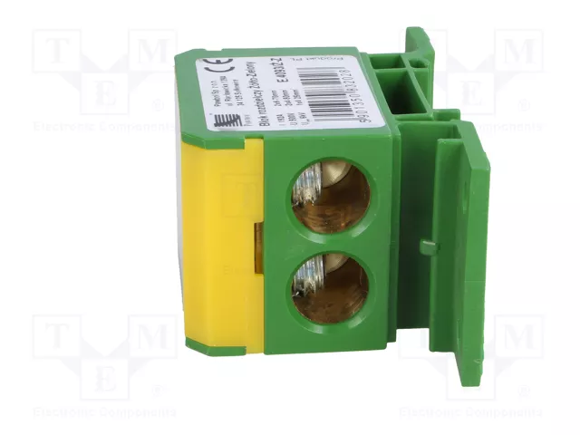 PAWBOL Bloque de Distribución 160A 600V Amarillo-Verde