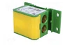 PAWBOL Bloque de Distribución 160A 600V Amarillo-Verde