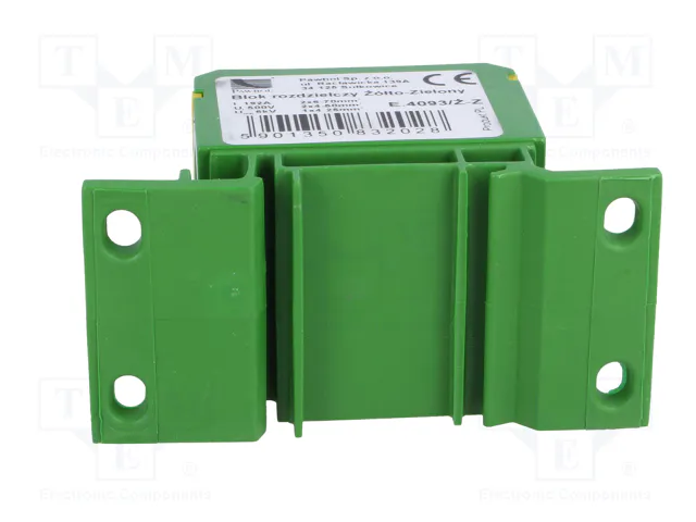 PAWBOL Bloque de Distribución 160A 600V Amarillo-Verde