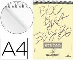 Canson Bloc Dibujo Esbozo Din A4 21x29,7 cm 100 Hojas Grano Fino 90 gr/m2