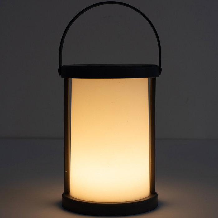 Home Deco Factory Farolillo Solar, Plástico, Altura 18 cm