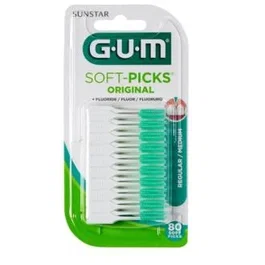 GUM Cepillo Interdental Soft Picks Regular 80 unidades - Verde