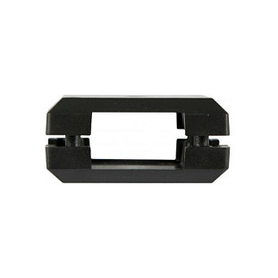 ALLNET Pack de 10 piezas de plástico 1x1 negro