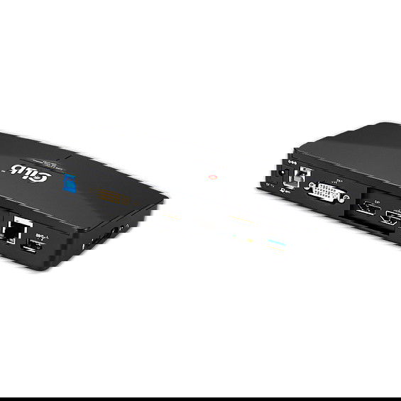 Club 3D Docking Station USB3 4K UHD Negro con 3xUSB3/HDMI/DP/DVI/Ethernet Club 3D Docking Station USB3 4K UHD Negro con 3xUSB3/HDMI/DP/DVI/Ethernet