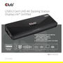 Club 3D Docking Station USB3 4K UHD Negro con 3xUSB3/HDMI/DP/DVI/Ethernet