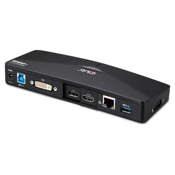Club 3D Docking Station USB3 4K UHD Negro con 3xUSB3/HDMI/DP/DVI/Ethernet Club 3D Docking Station USB3 4K UHD Negro con 3xUSB3/HDMI/DP/DVI/Ethernet