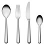 Alessi Set de cubiertos Amici de 24 piezas plata