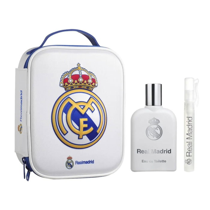 Air-Val Real Madrid Set de Eau de Toilette 100 ml + Roll-on 10 ml con Neceser