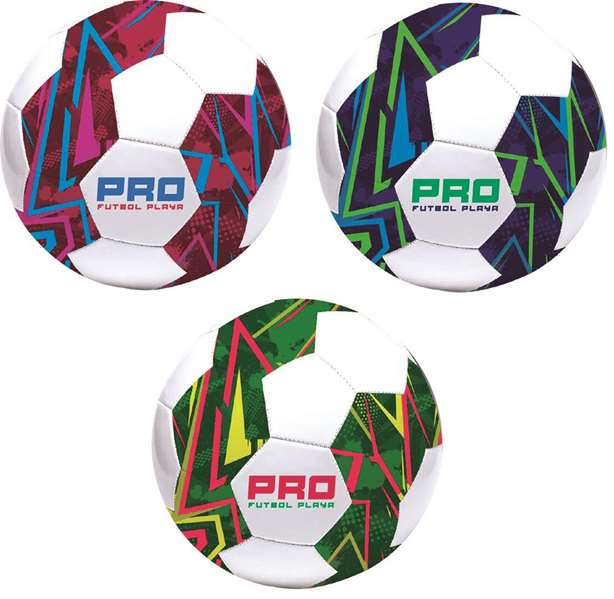 Balón fútbol playa pro, 22 cm, 270-290 gr. - modelos surtidos