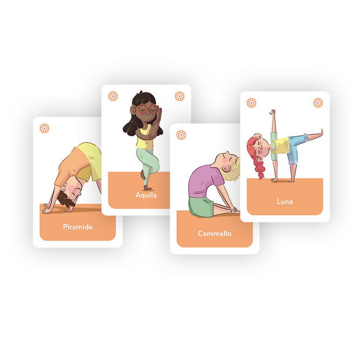 CLEMENTONI Juego de cartas de yoga