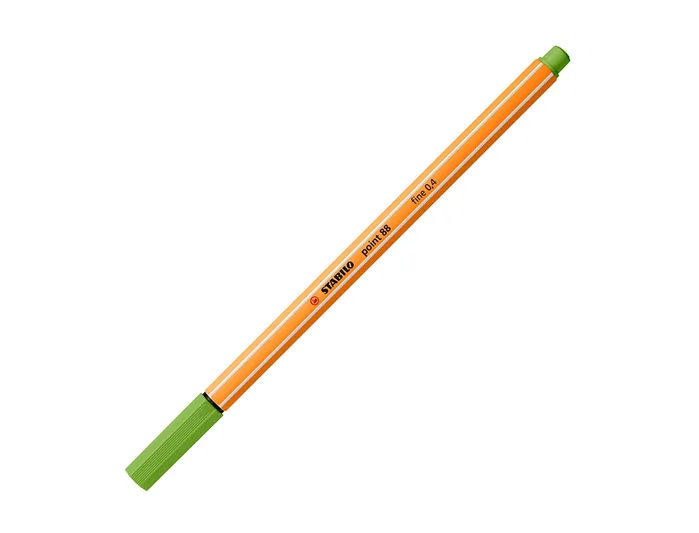 Stabilo Point 88 Verde Manzana 0,4 mm Caja de 10 unidades