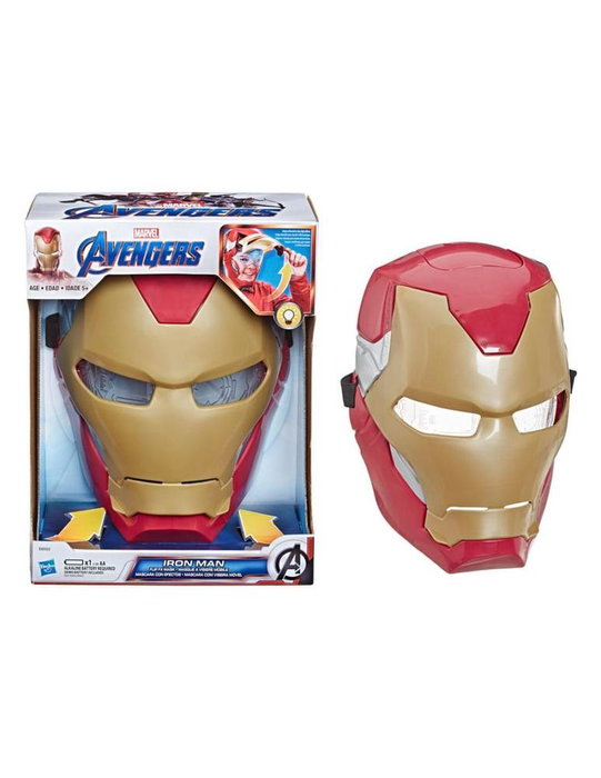 Hasbro Máscara con Efectos de Iron Man Vengadores Marvel Hasbro Máscara con Efectos de Iron Man Vengadores Marvel