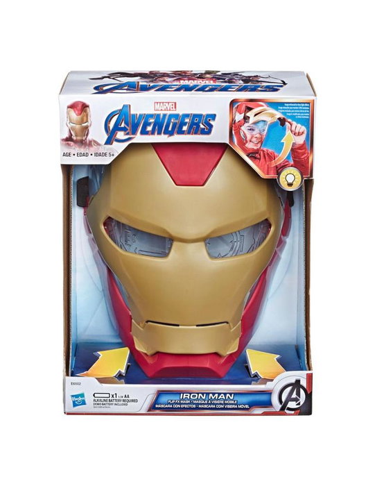 Hasbro Máscara con Efectos de Iron Man Vengadores Marvel Hasbro Máscara con Efectos de Iron Man Vengadores Marvel