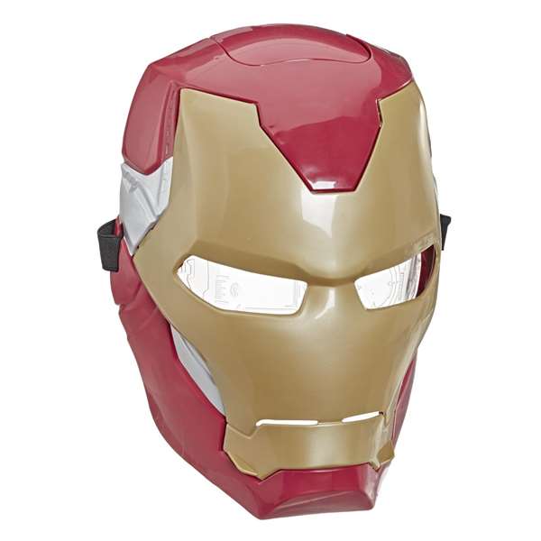 Hasbro Máscara Electrónica de Iron Man HAS1721206321494 con Visera Móvil y Efectos de Luz para Niños