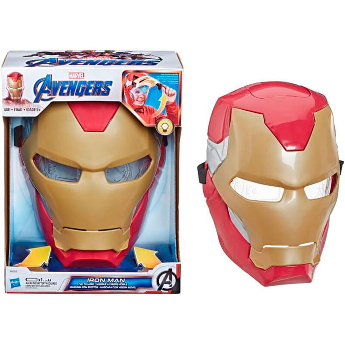 Hasbro Máscara con Efectos de Iron Man Vengadores Marvel Hasbro Máscara con Efectos de Iron Man Vengadores Marvel