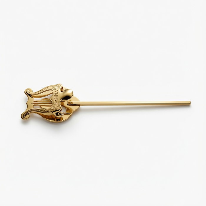 Samba Atril Recto Pinza Ancha 16cm Dorado Samba Atril Recto Pinza Ancha 16cm Dorado