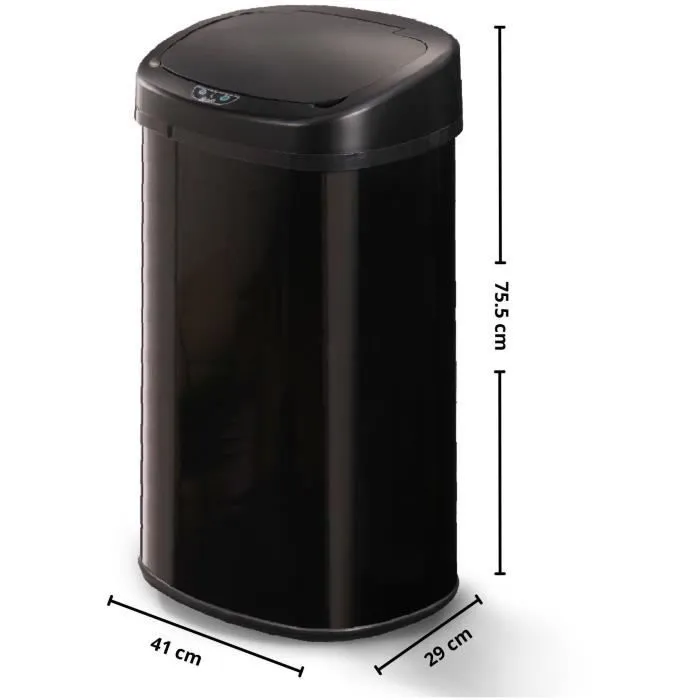 Kitchen Move Bote de basura automático MAJESTIC 68L Negro Mate Kitchen Move Bote de basura automático MAJESTIC 68L Negro Mate