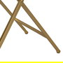 Mesita Dorado Metal-Cristal Decoración 51 X 49 X 71,30 cm