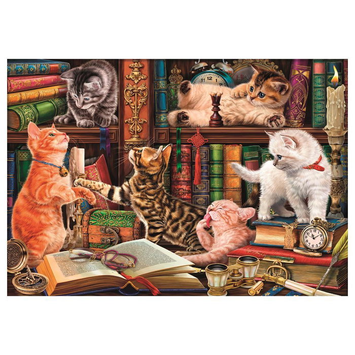 CLEMENTONI Puzzle Curious Whiskers 1000 piezas