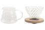 DKD Home Decor Cafetera de Borosilicato 400ml