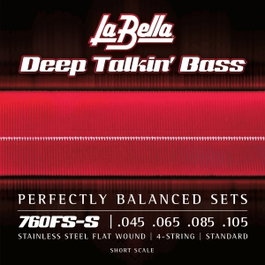 Juego de Cuerdas para Bajo Eléctrico Deep Talkin´Short Scale 045-105