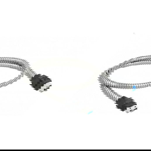 DeLOCK Cable USB 3.2 Gen 1 de Tipo-A a Tipo-B Macho, Metálico, 0.5 m, 5 Gbps, Plata DeLOCK Cable USB 3.2 Gen 1 de Tipo-A a Tipo-B Macho, Metálico, 0.5 m, 5 Gbps, Plata