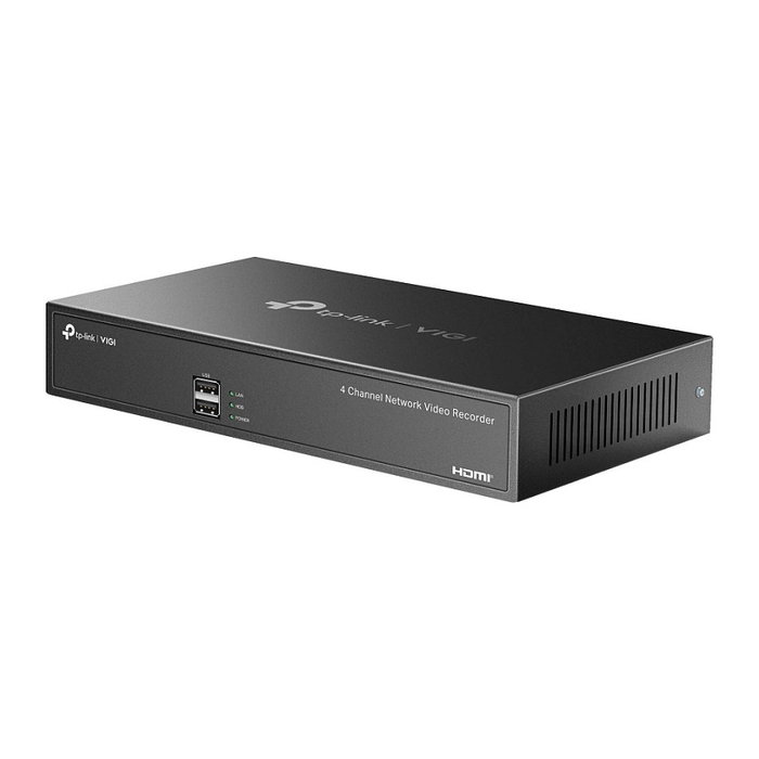 TP-Link VIGI NVR1004H NVR de 4 Canales Negro