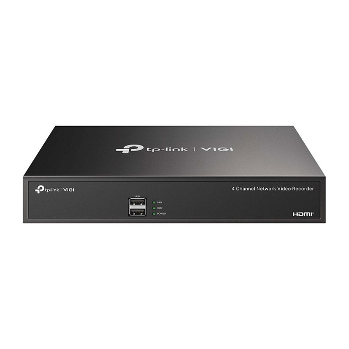 TP-Link VIGI NVR1004H NVR de 4 Canales Negro