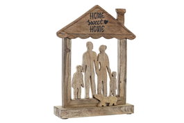 DKD Home Decor Figura de Mango Natural Marrón 30x8x39 cm