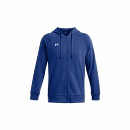 Sudadera con Capucha Hombre Under Armour Rival Fleece Fz Azul