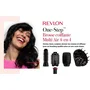 Revlon Multiestilizador 4 en 1 RVDR5373E para Cabello Rizado/a, 4 Ajustes de Temperatura, Negro