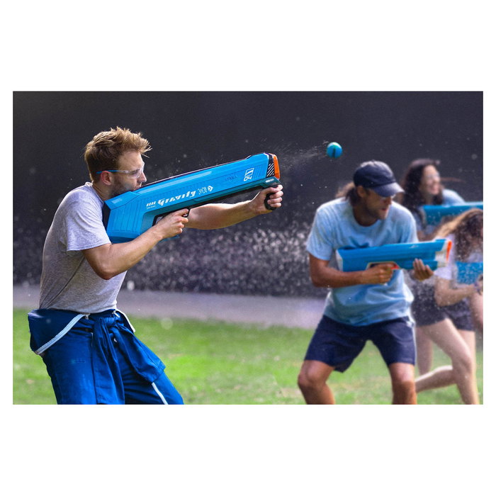SpyraOne Gravity Pistola de Agua Super Soaker Azul para Niños y Adultos, Juego de Verano