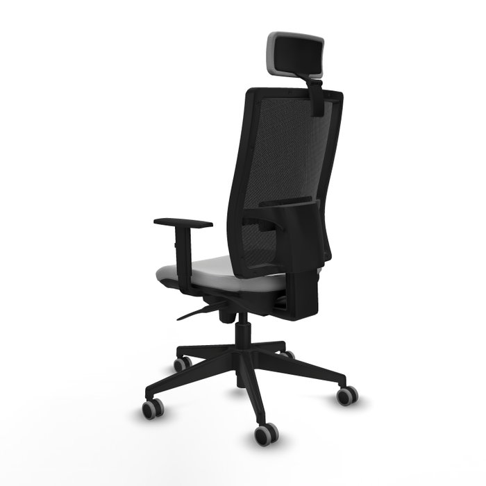 PIQUERAS Y CRESPO Silla de oficina Horna Gris claro con mecanismo Sincro PIQUERAS Y CRESPO Silla de oficina Horna Gris claro con mecanismo Sincro