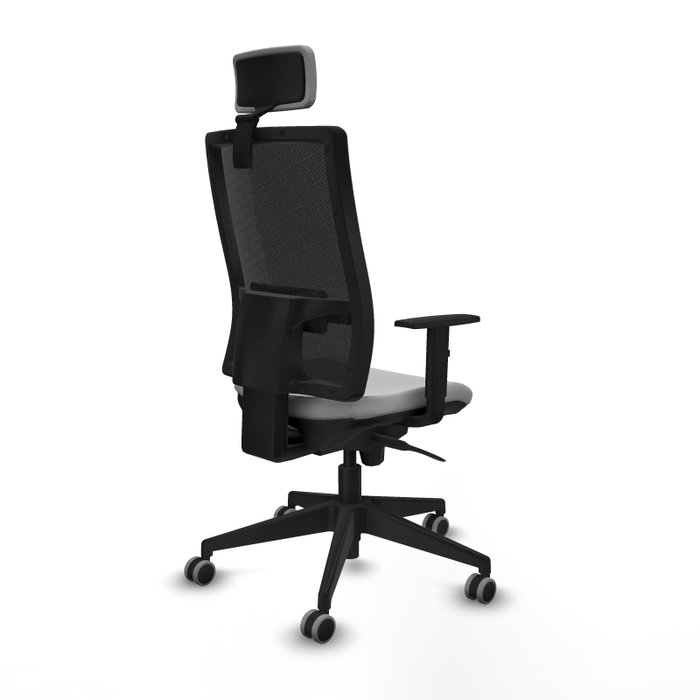 PIQUERAS Y CRESPO Silla de oficina Horna Gris claro con mecanismo Sincro PIQUERAS Y CRESPO Silla de oficina Horna Gris claro con mecanismo Sincro